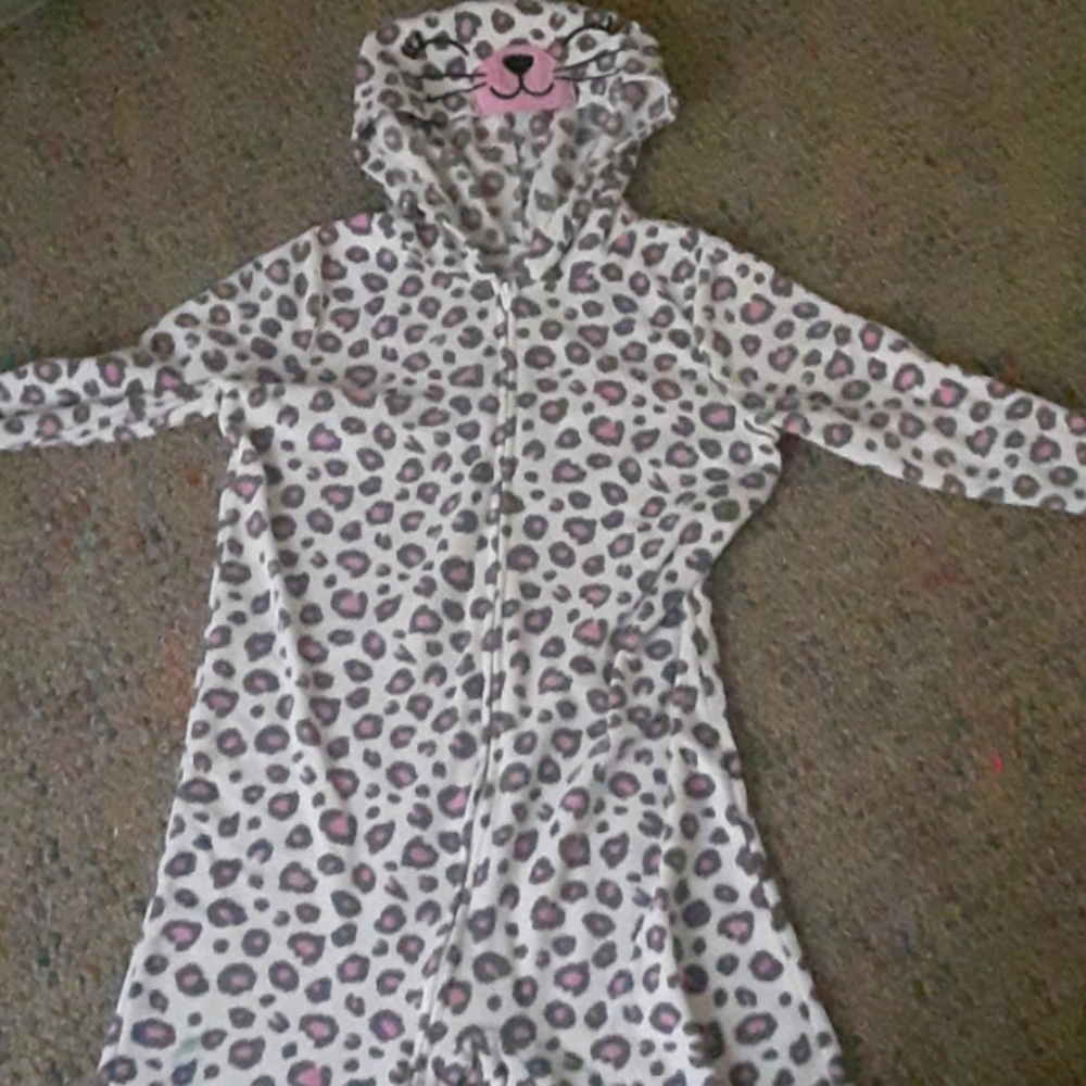 Cheetah print onesie